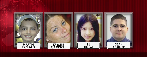 די פיר קרבנות פון די באסטאן מאראטאן אטאקע.